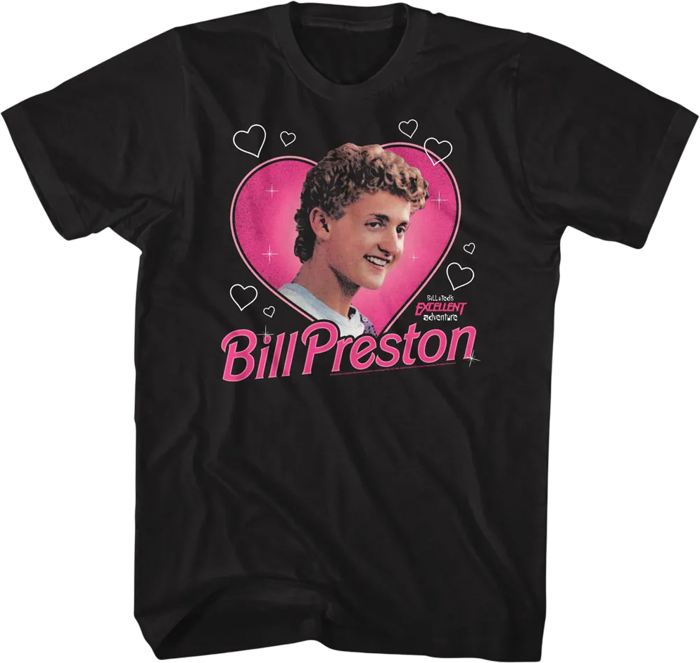 Bill Preston Hearts & Ted's Excellent Adventure T-Shirt product image 1