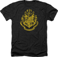 Black Heather Hogwarts Crest Harry Potter T-Shirt product image 1