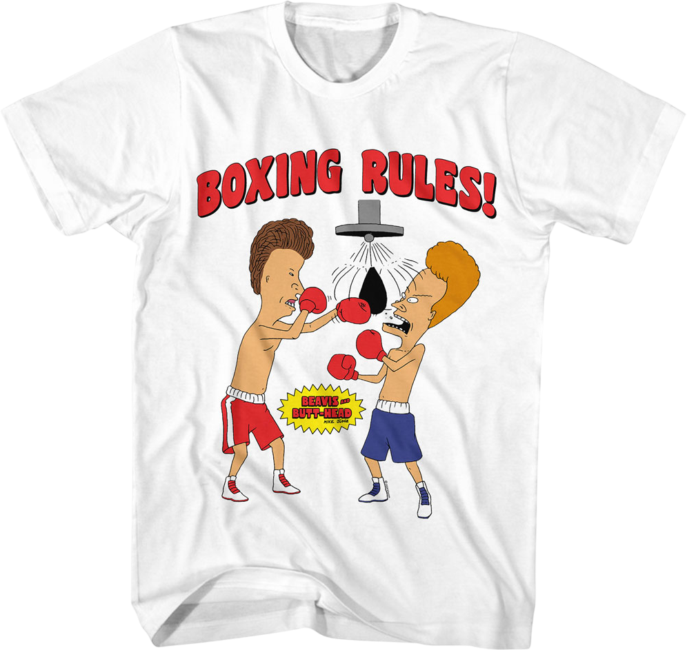 Boxing Rules Beavis And Butt-Head T-Shirt product image 1