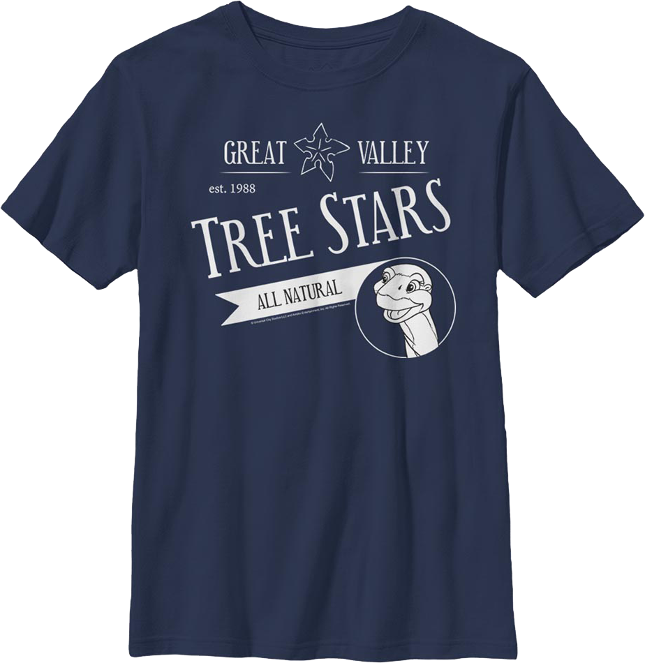 Boys Youth Great Valley Tree Stars Land Before Time Shirt product image 1