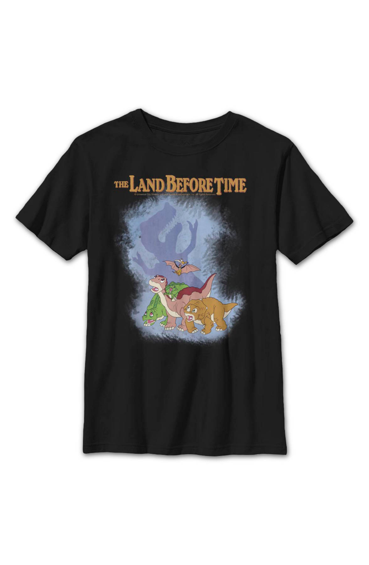 Boys Youth Sharptooth Shadow Land Before Time Shirt product image 2