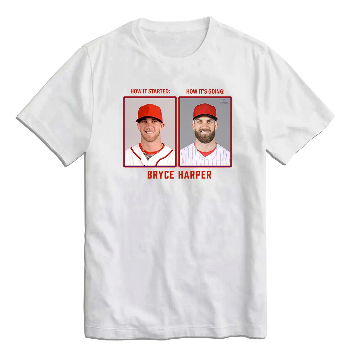 Bryce Harper Then & Now MLBPA Tee product image 1