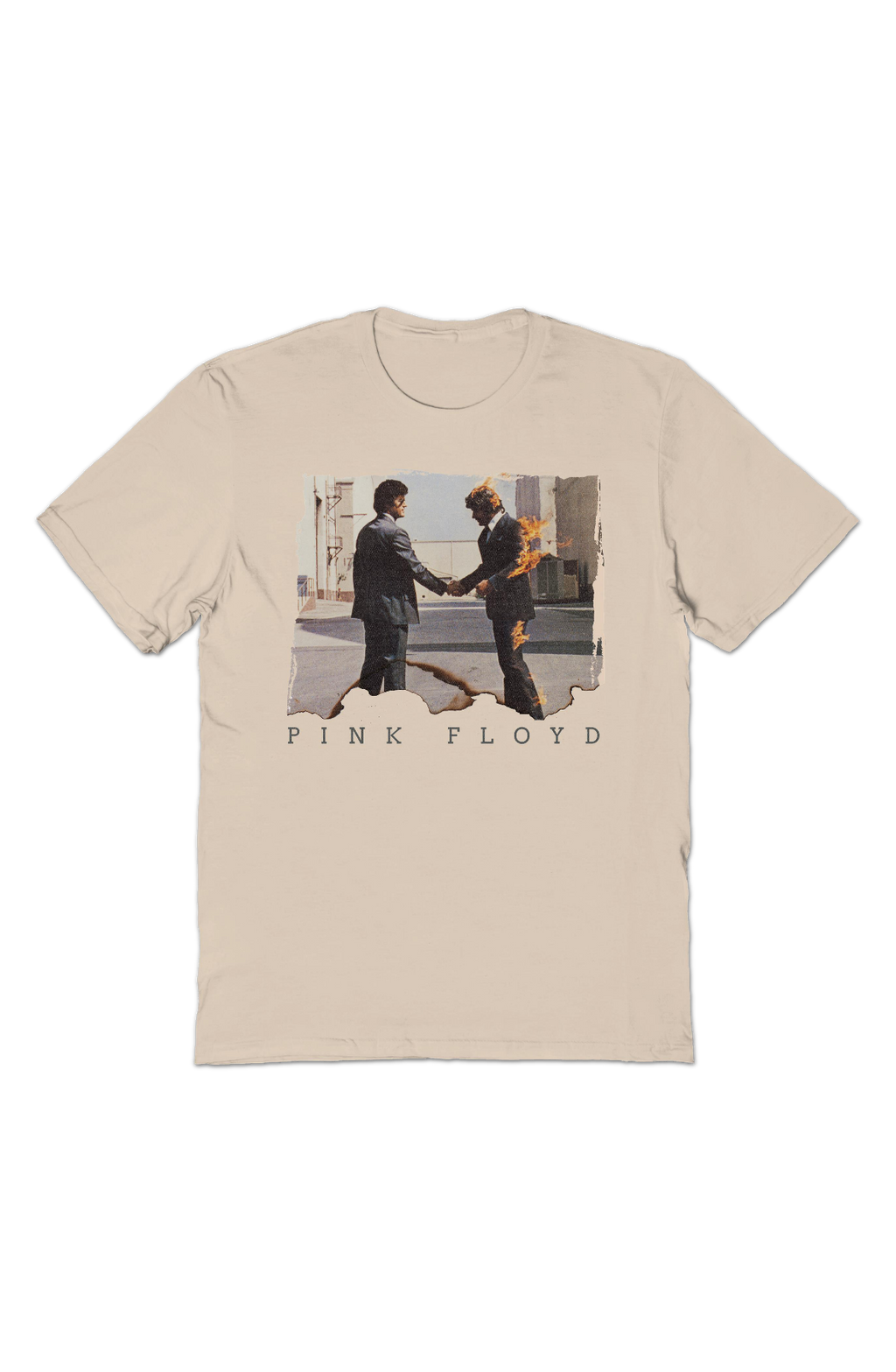 Burned Wish You Were Here Cover Artwork Pink Floyd T-Shirt product image 2