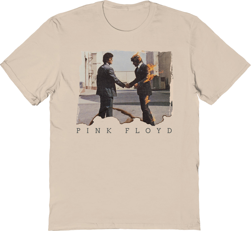Burned Wish You Were Here Cover Artwork Pink Floyd T-Shirt product image 1