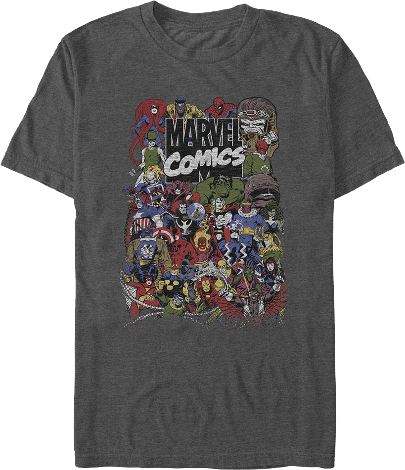 Character Collage Marvel Comics T-Shirt product image 1