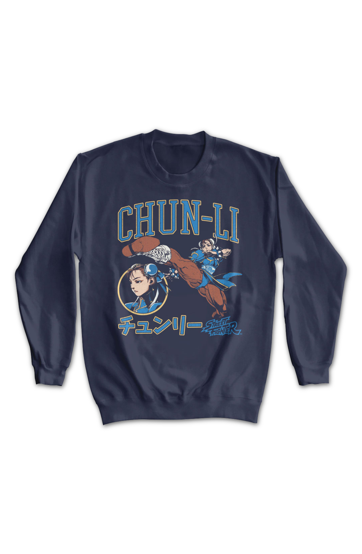 Chun-Li Japanese Text Street Fighter Sweatshirt product image 2