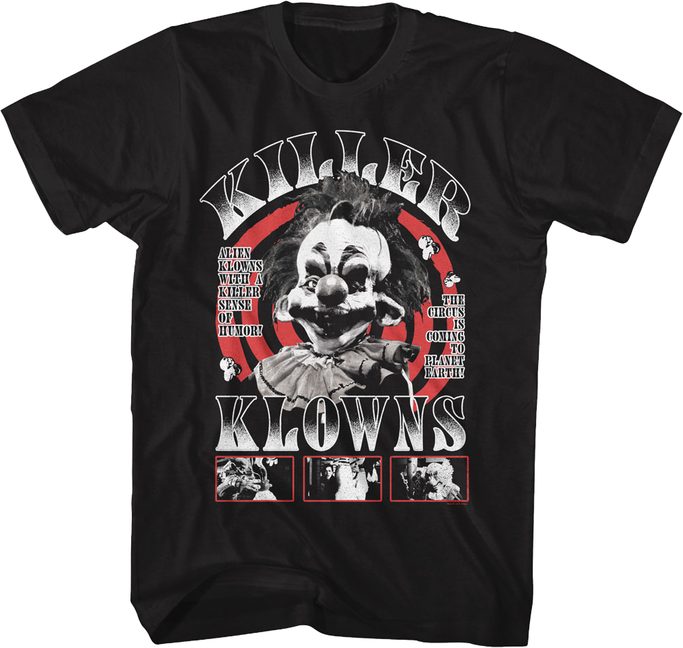 Circus Poster Killer Klowns From Outer Space T-Shirt
