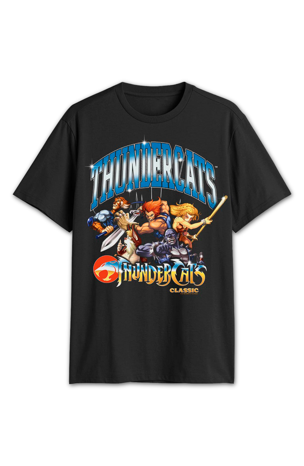 Classic Poses And Shiny Logo ThunderCats T-Shirt product image 2