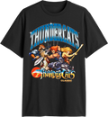 Classic Poses And Shiny Logo ThunderCats T-Shirt product image 1
