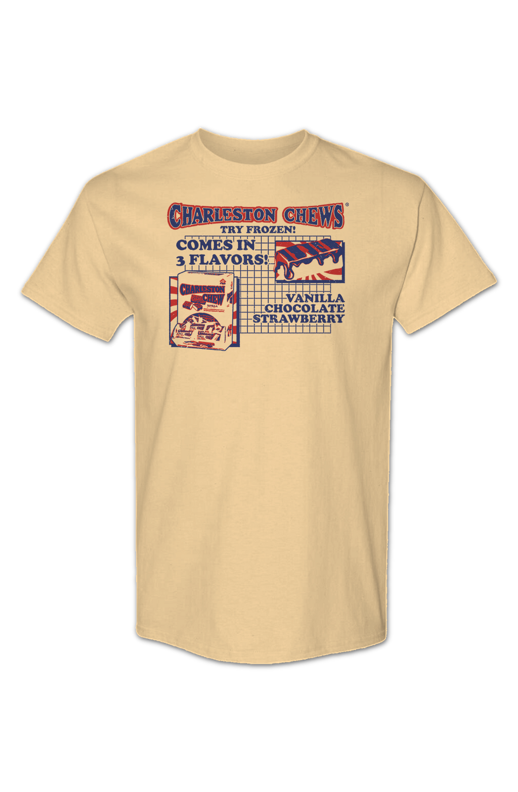 Comes In 3 Flavors Charleston Chew T-Shirt product image 2