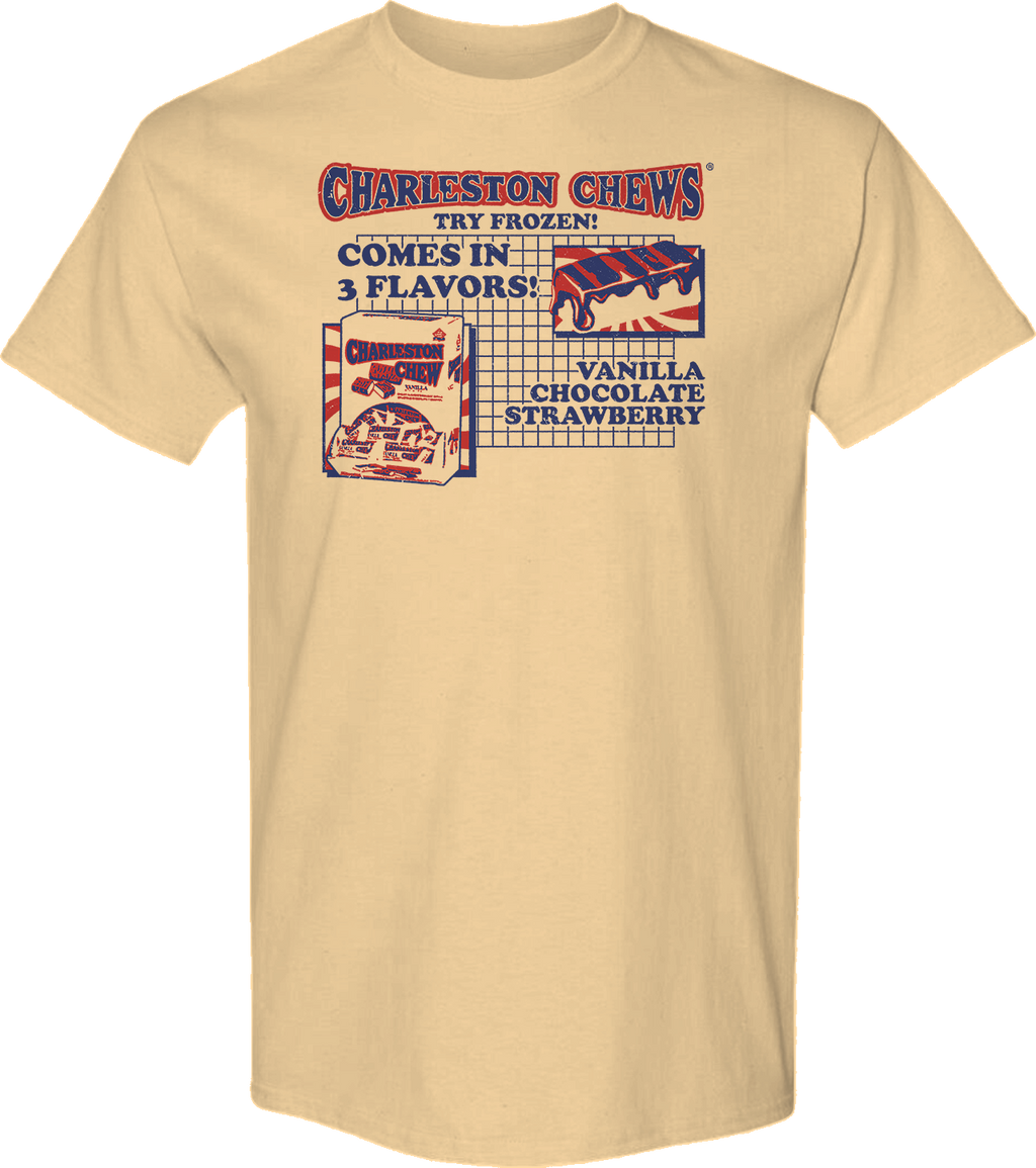 Comes In 3 Flavors Charleston Chew T-Shirt product image 1