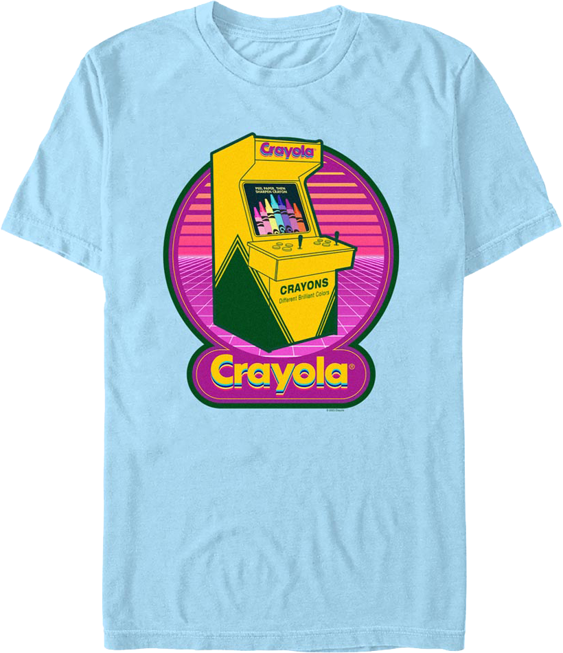 Crayons Arcade Game Crayola T-Shirt product image 1
