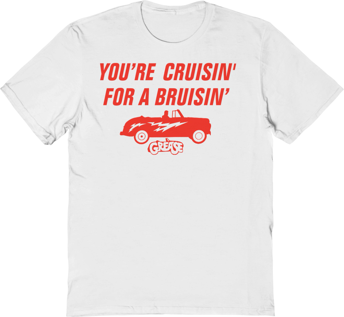 Cruisin' For A Bruisin' Grease T-Shirt product image 1