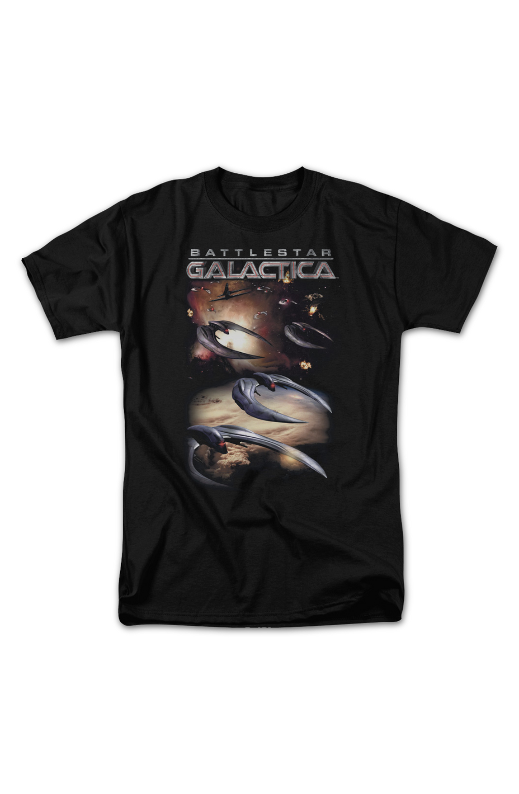 Cylons Attack Battlestar Galactica T-Shirt product image 2