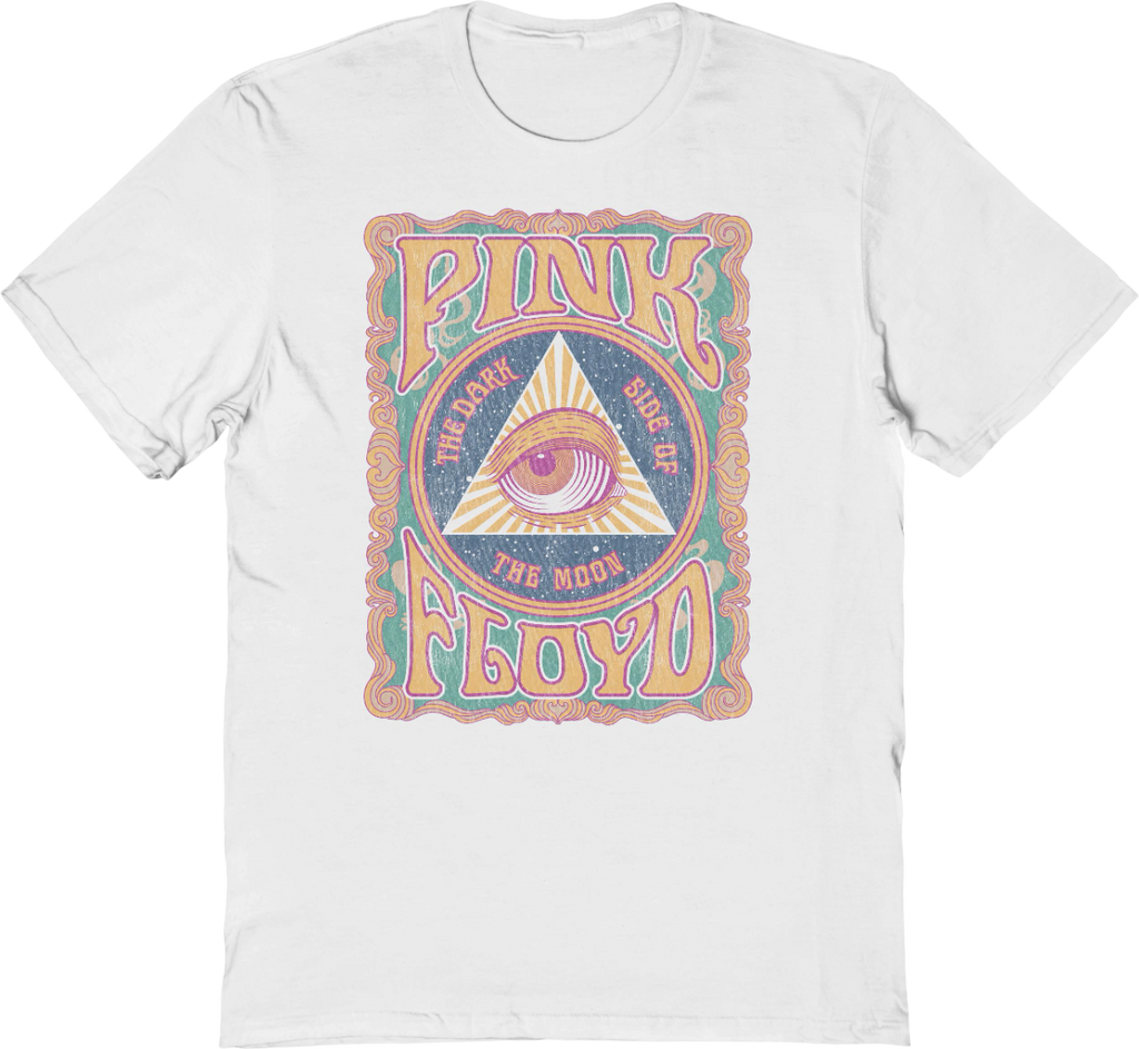 Dark Side of the Moon All Seeing Eye Pink Floyd T-Shirt product image 1