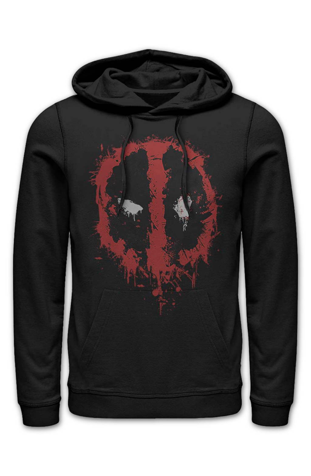 Deadpool Paint Splatter Logo Marvel Comics Hoodie product image 2