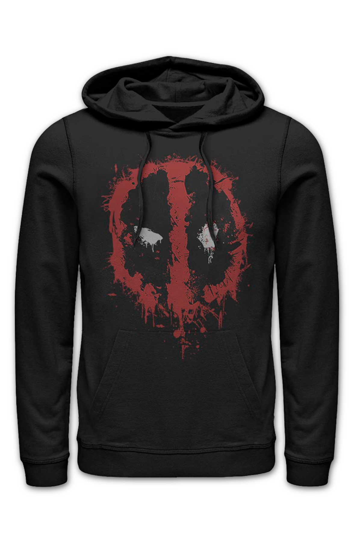 Deadpool Paint Splatter Logo Marvel Comics Hoodie product image 2