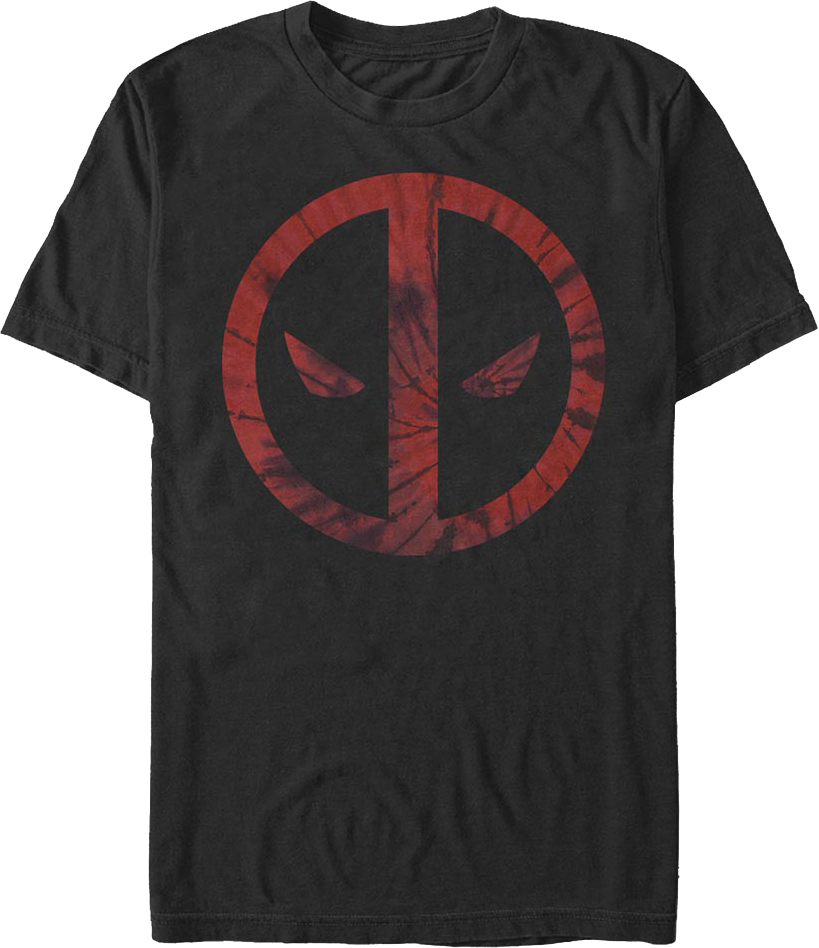 Deadpool Tie Dye Logo Marvel Comics T-Shirt product image 1