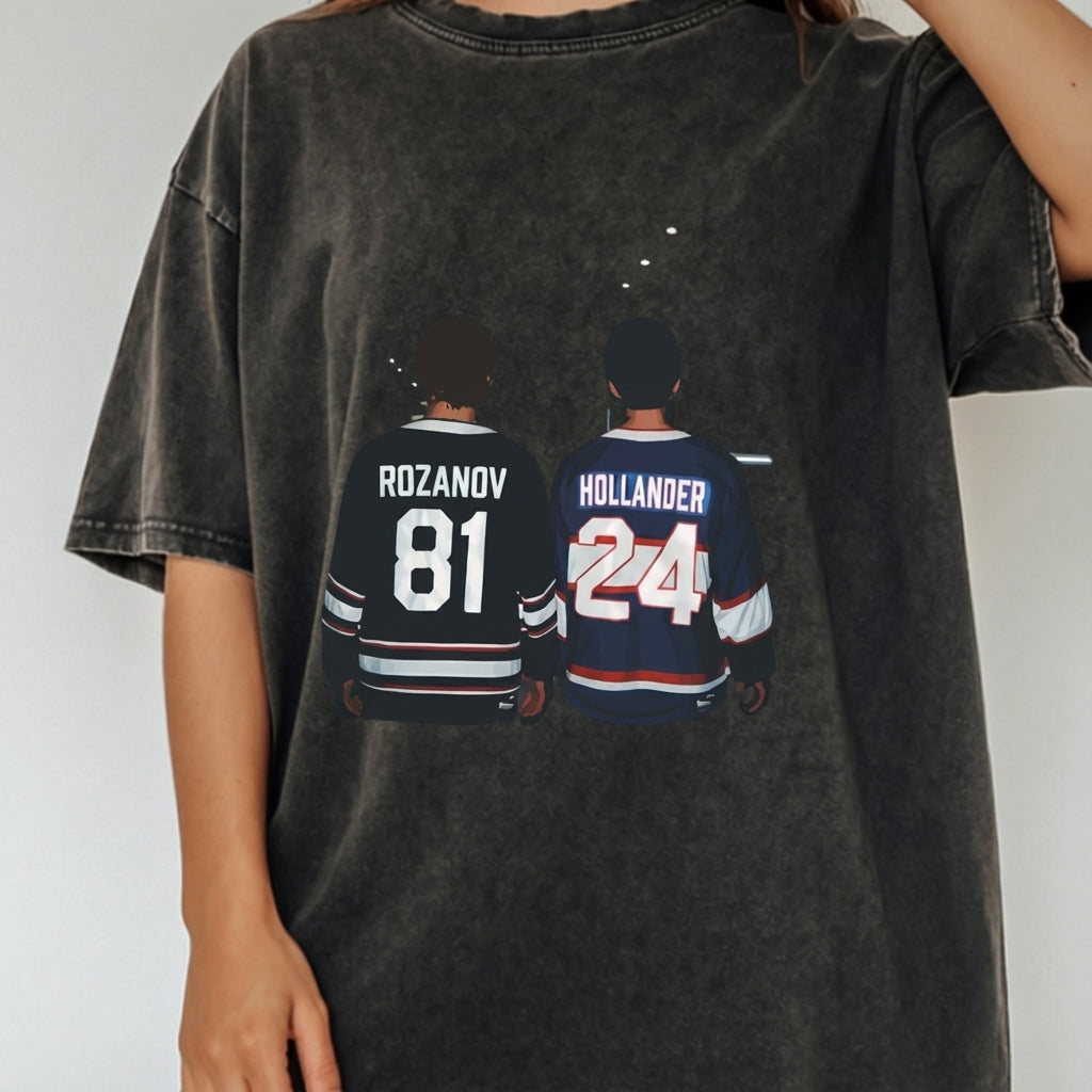 Hockey Romance Inspired Shirt – Hollander & Rozanov Vintage product image 2
