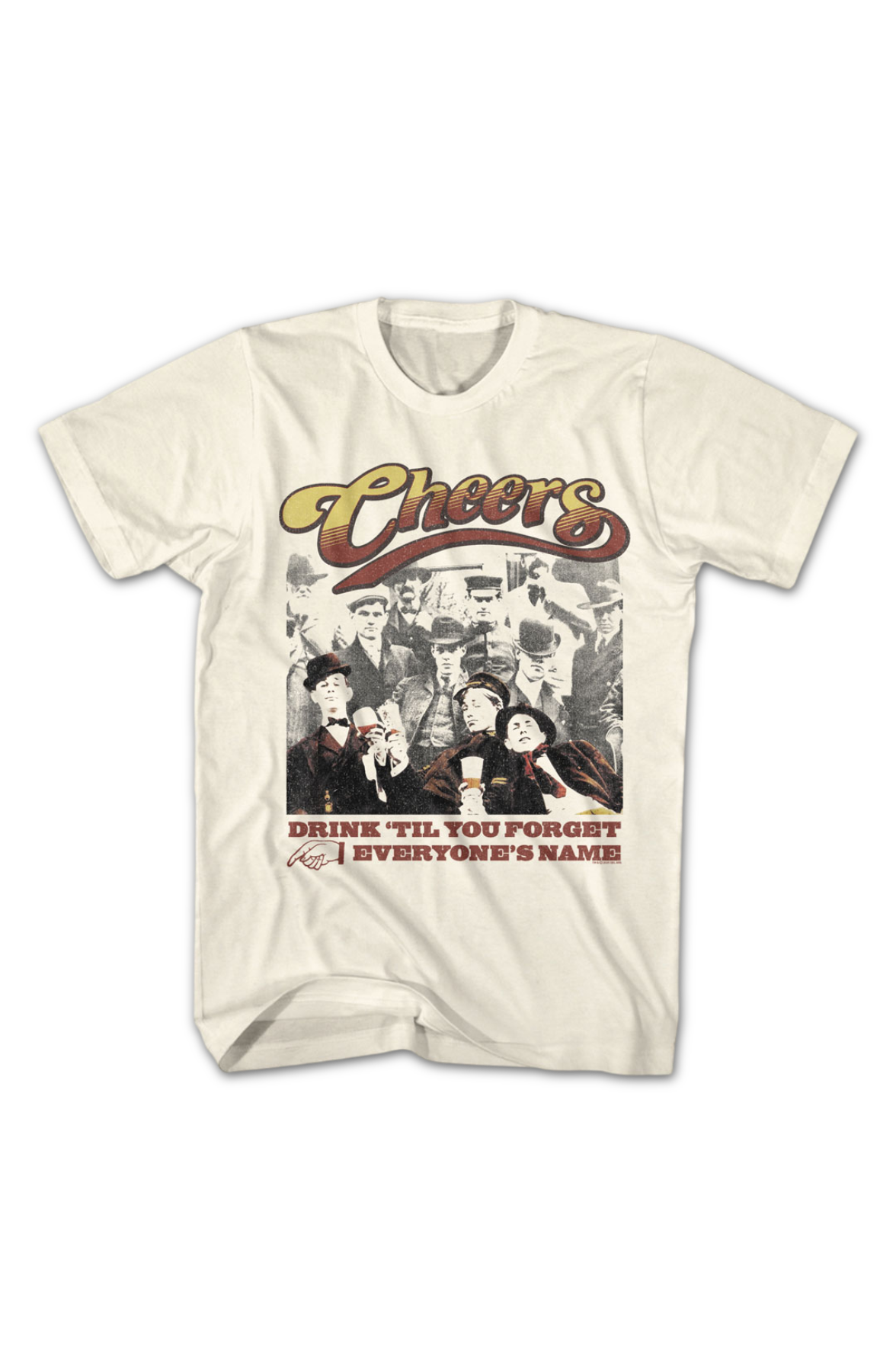 Drink 'Til You Forget Everyone's Name Cheers T-Shirt product image 2