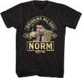 Vintage Drinking All Day Is The Norm Cheers T-Shirt product image 1