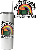 Dumpster Fire Response Team Tumbler