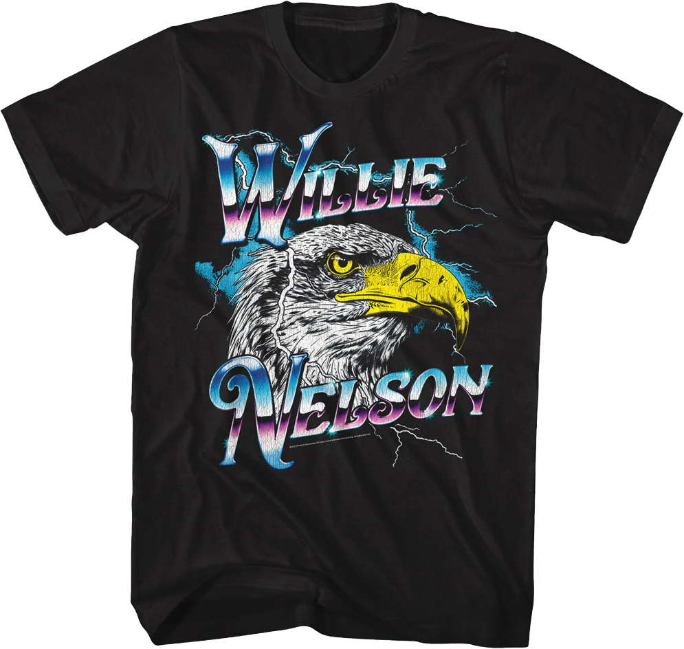Eagle Lightning Willie Nelson T-Shirt product image 1