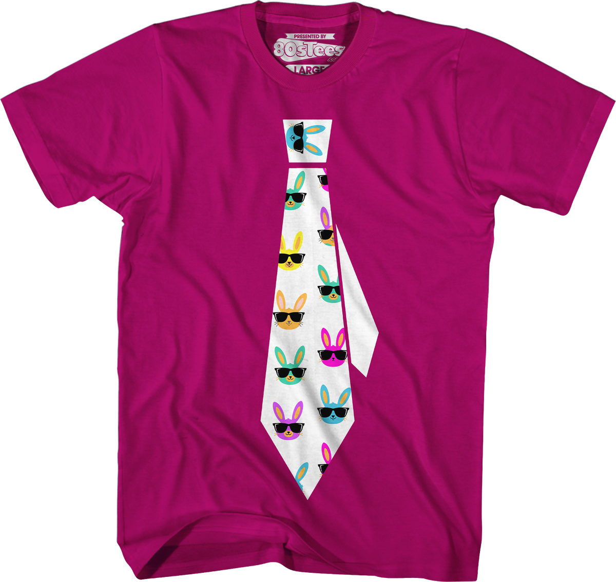 Easter Bunny Tie T-Shirt product image 5