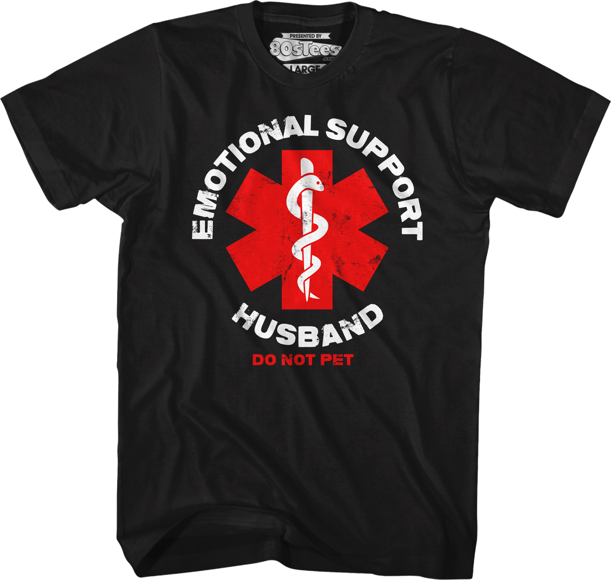 Emotional Support Husband T-Shirt product image 1