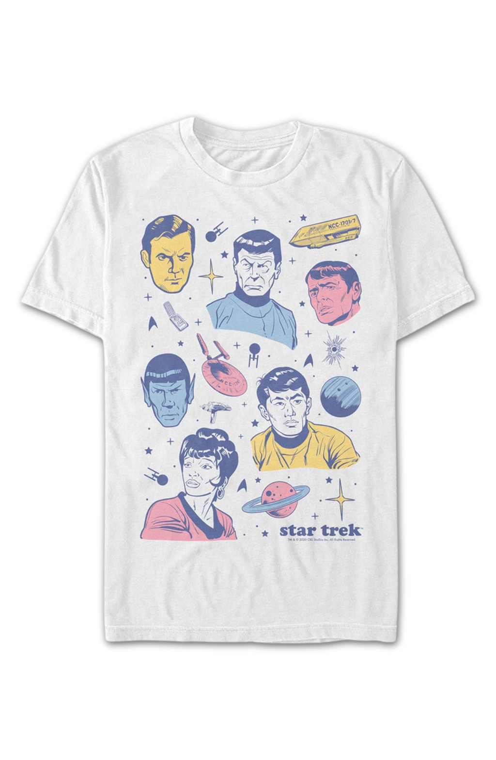 Enterprise Crew Collage Star Trek T-Shirt product image 2