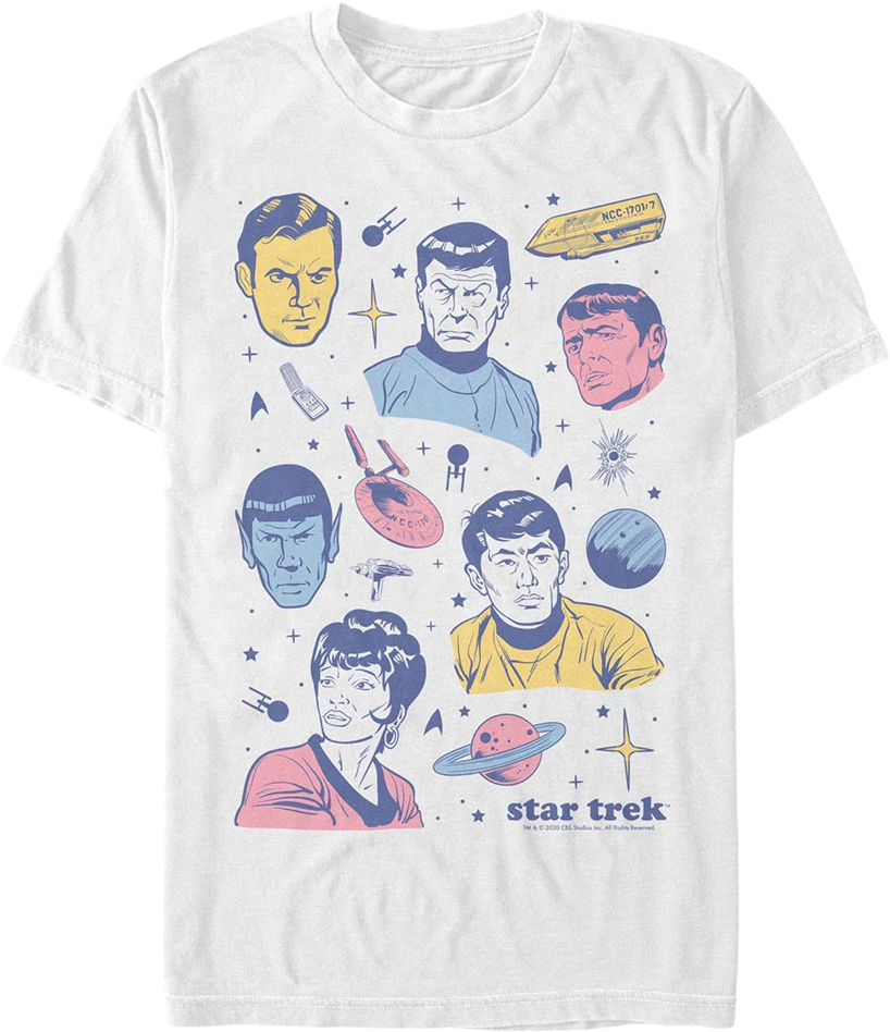 Enterprise Crew Collage Star Trek T-Shirt product image 1