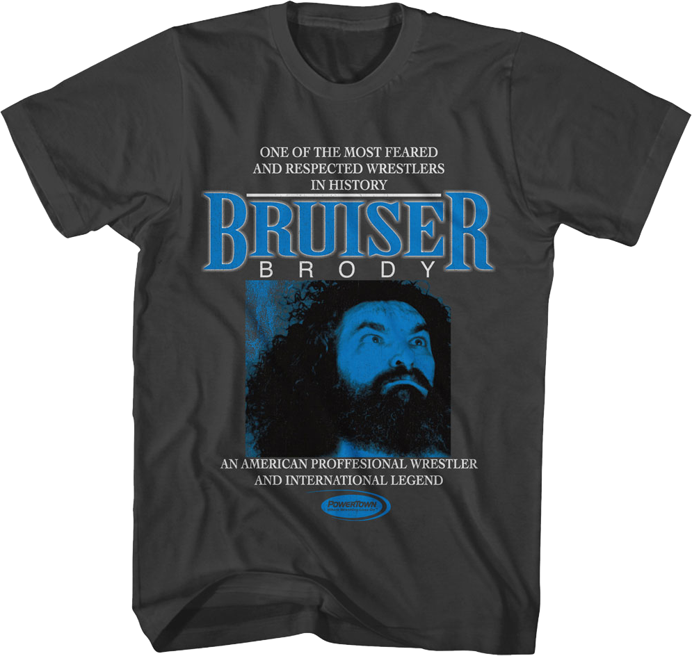 Feared And Respected Bruiser Brody T-Shirt product image 1