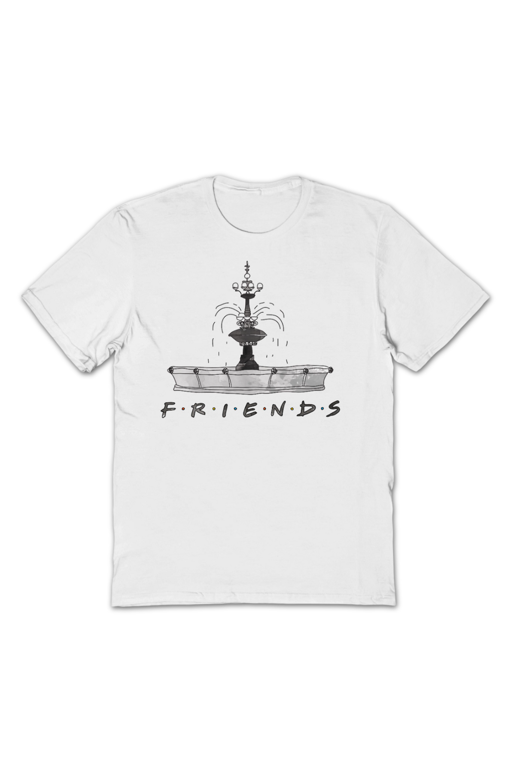 Fountain Sketch Friends T-Shirt product image 2