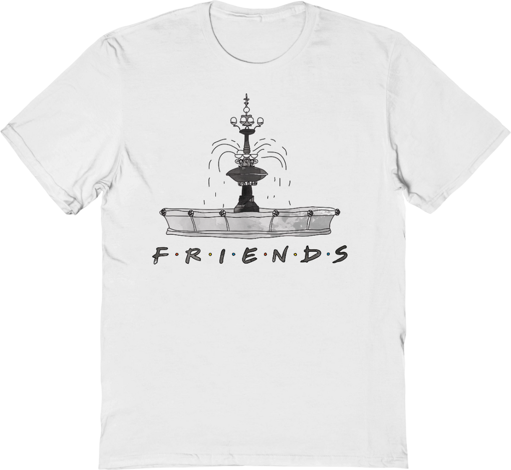 Fountain Sketch Friends T-Shirt product image 1