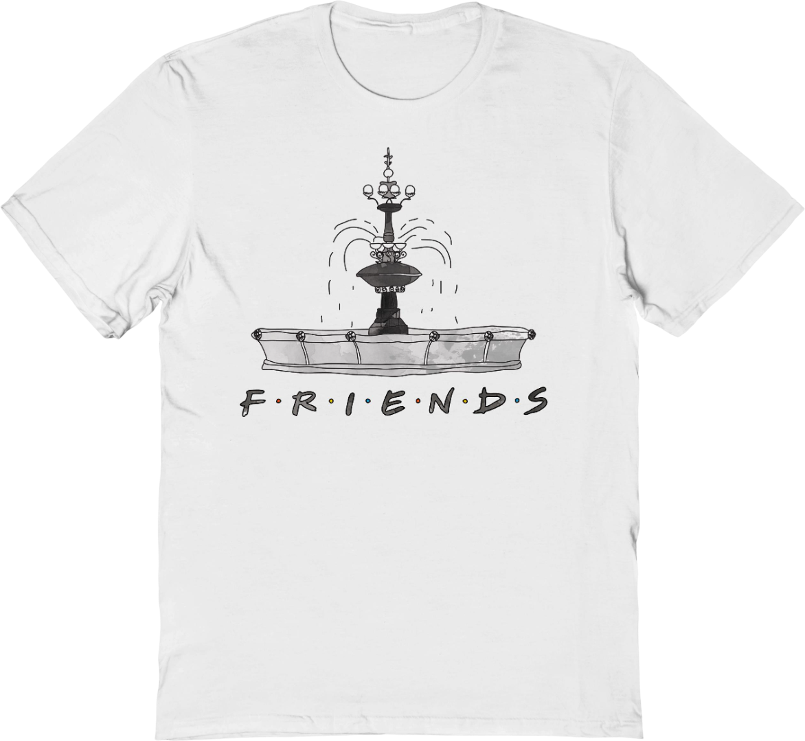Fountain Sketch Friends T-Shirt product image 1
