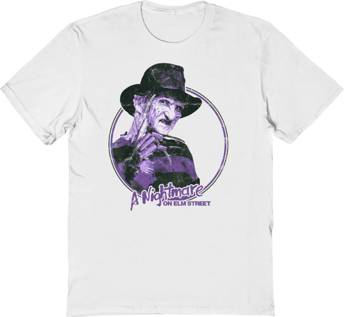 Freddy Krueger Retro Circle Nightmare On Elm Street T-Shirt product image 1