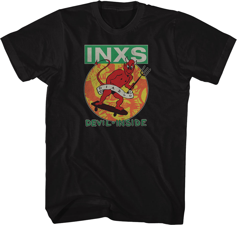 Front & Back Devil Inside INXS T-Shirt product image 1