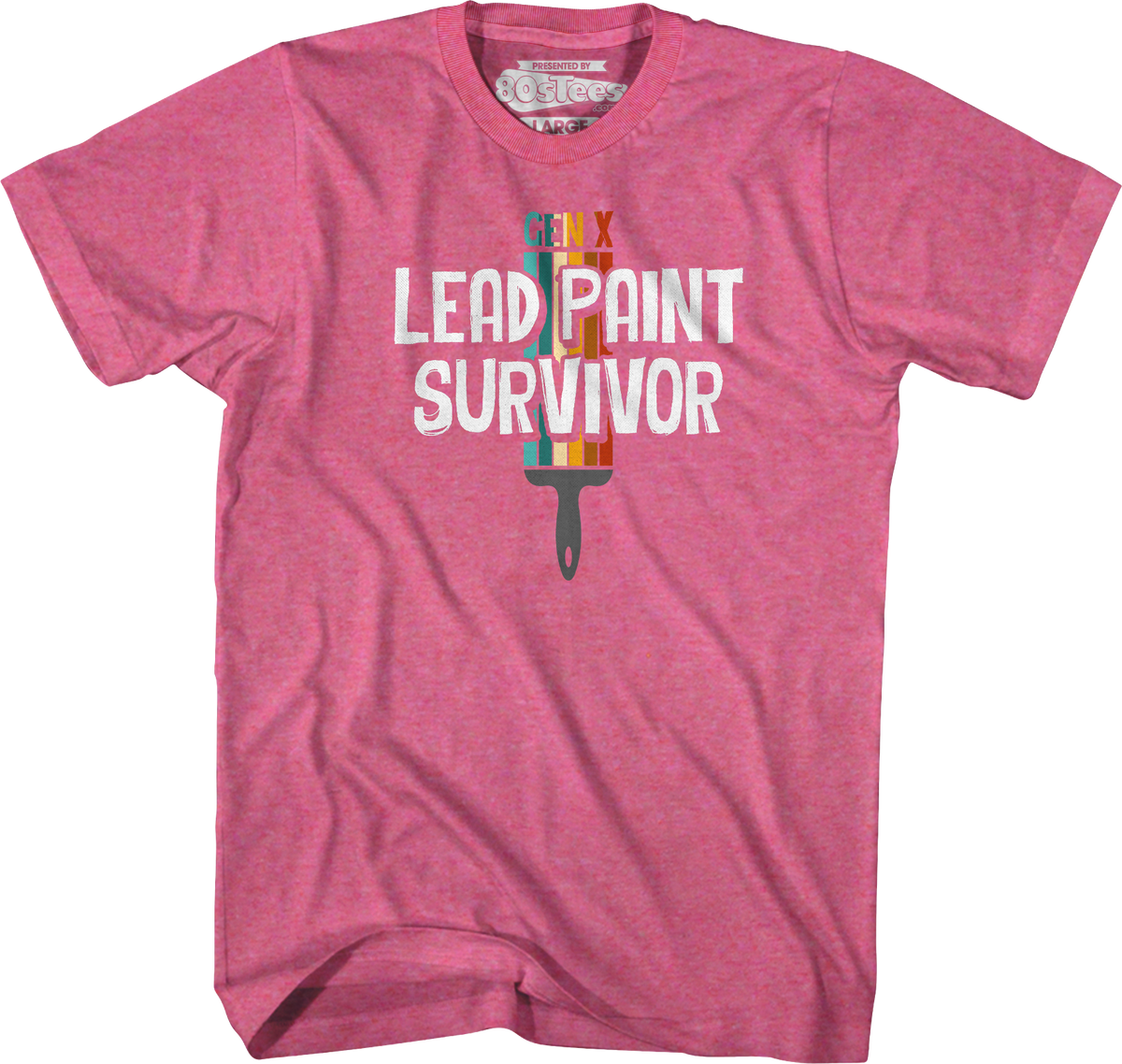 Gen X Lead Paint Survivor T-Shirt product image 3