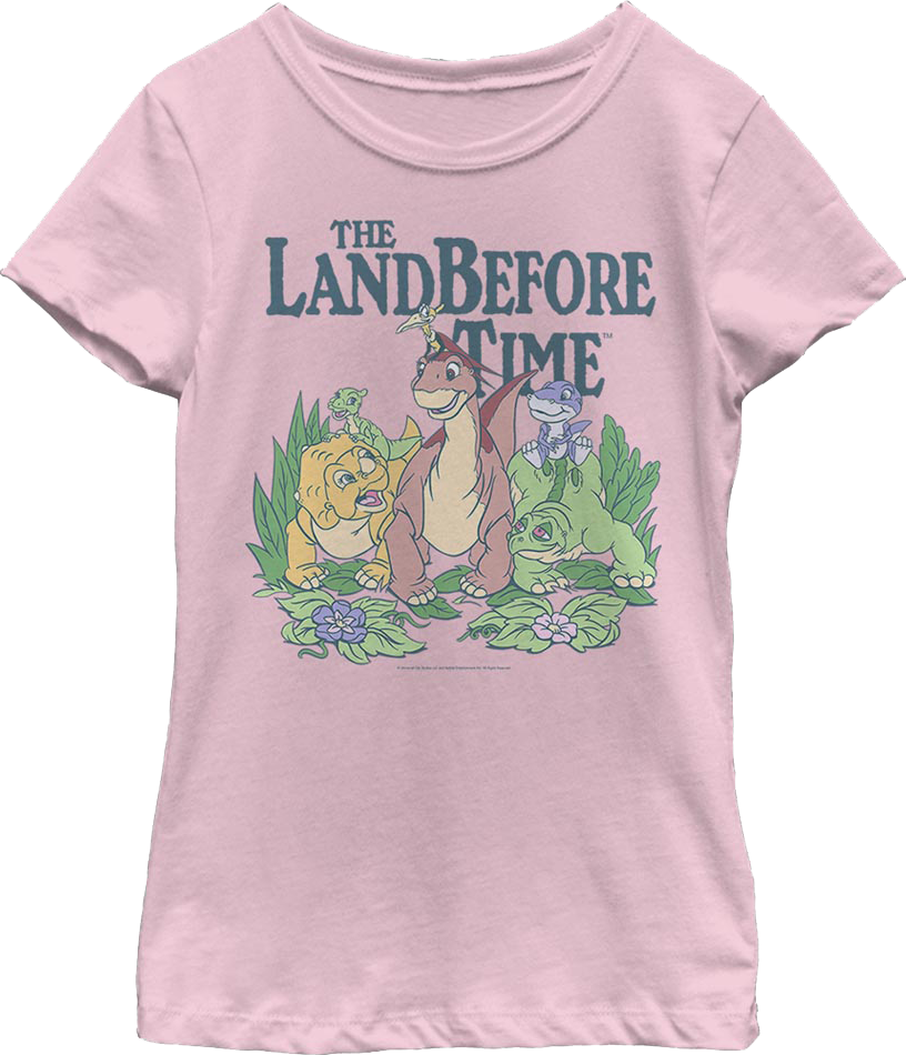 Girls Youth Group Picture Land Before Time Shirt product image 1