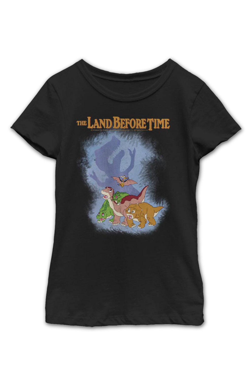 Girls Youth Sharptooth Shadow Land Before Time Shirt product image 2