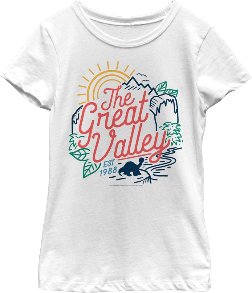 Girls Youth The Great Valley Land Before Time Shirt product image 1