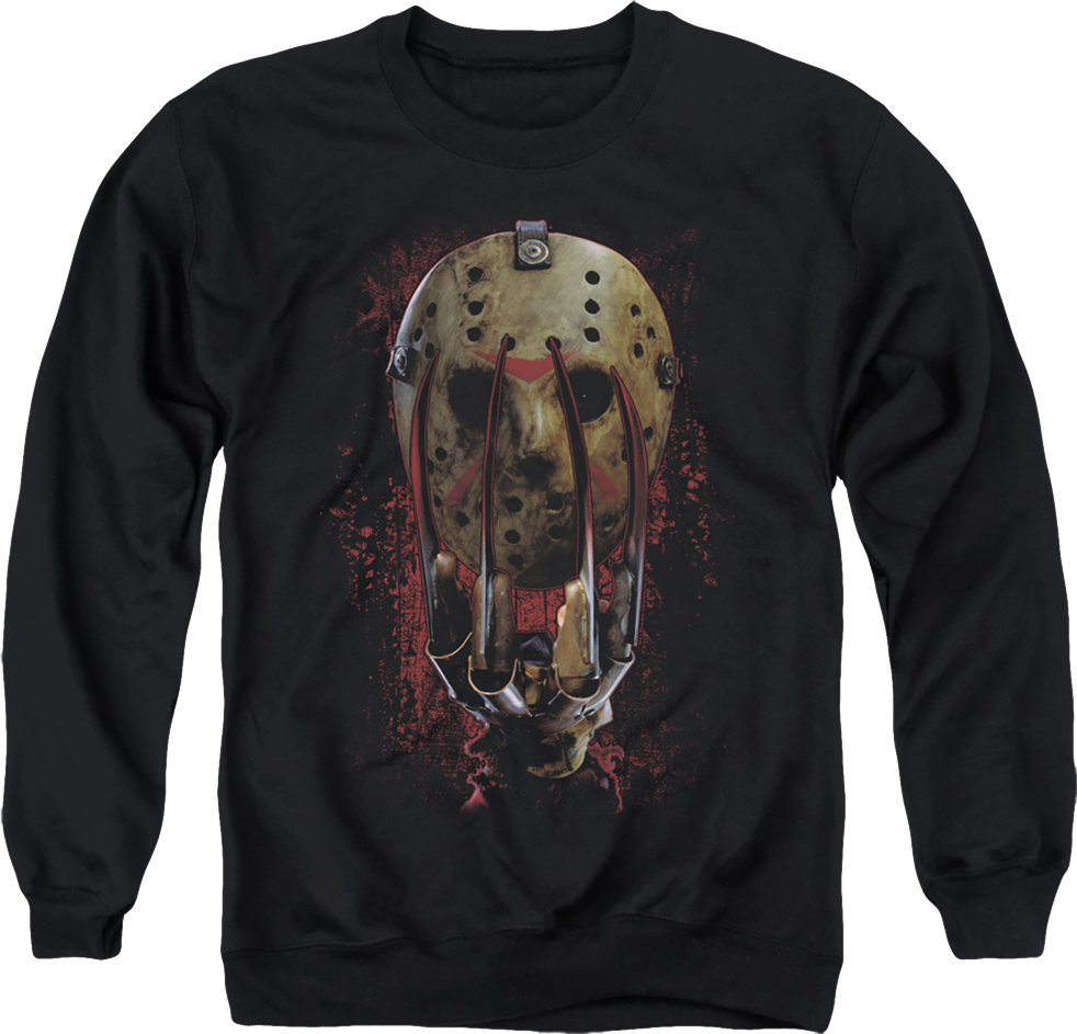 Glove And Mask Freddy vs. Jason Sweatshirt product image 1
