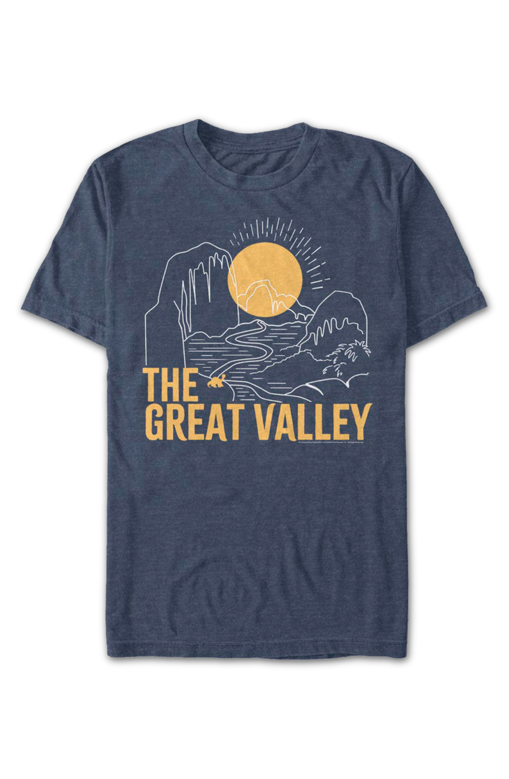Great Valley Sketch Land Before Time T-Shirt product image 2