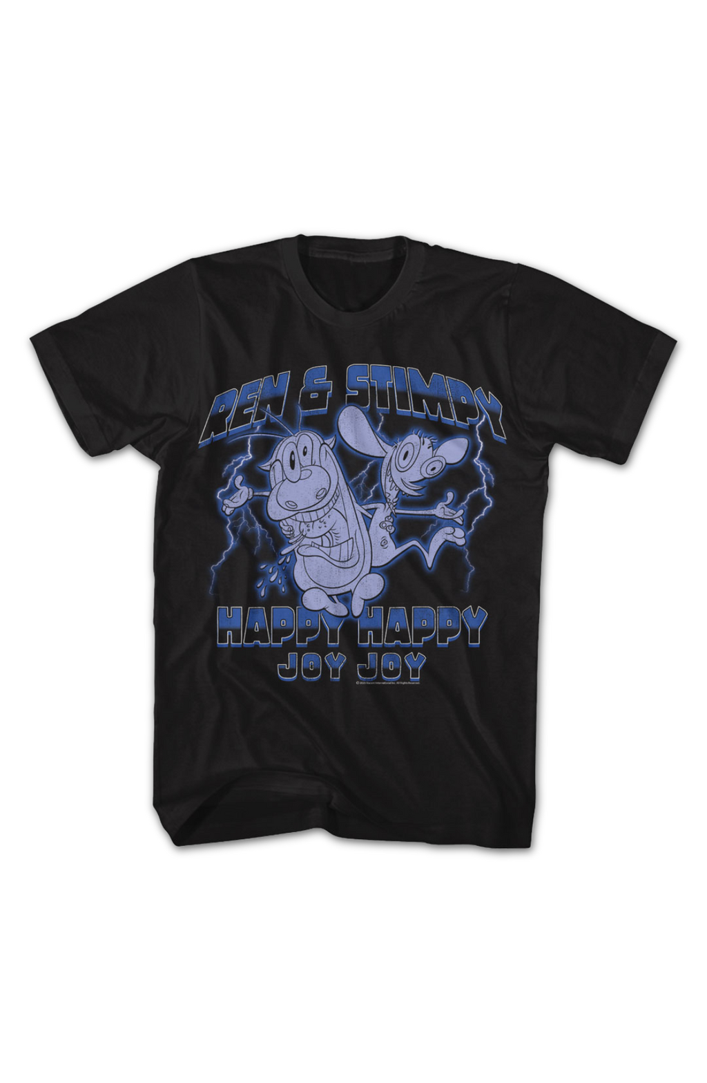 Happy Joy Lightning Ren And Stimpy T-Shirt product image 2