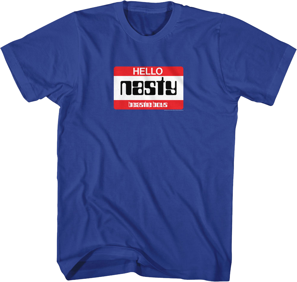 Hello Nasty Name Tag Beastie Boys T-Shirt product image 1