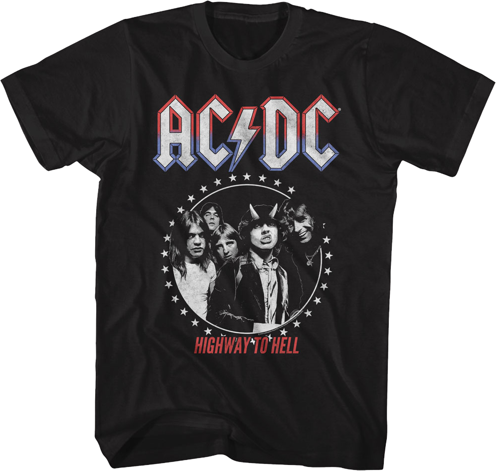 Highway To Hell Presidential Seal ACDC T-Shirt product image 1