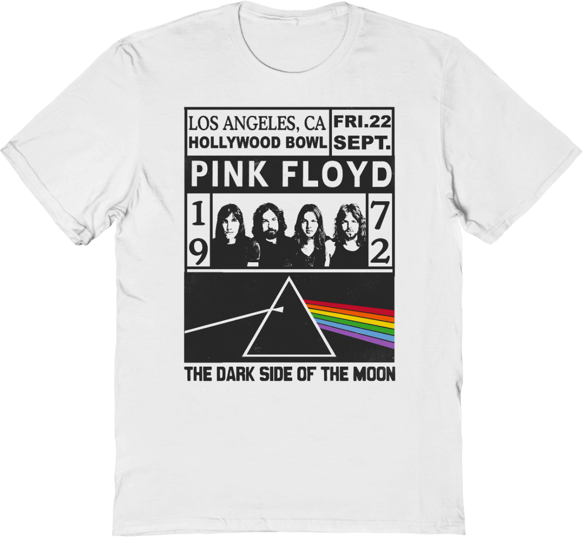 Hollywood Bowl 1972 Pink Floyd T-Shirt product image 1