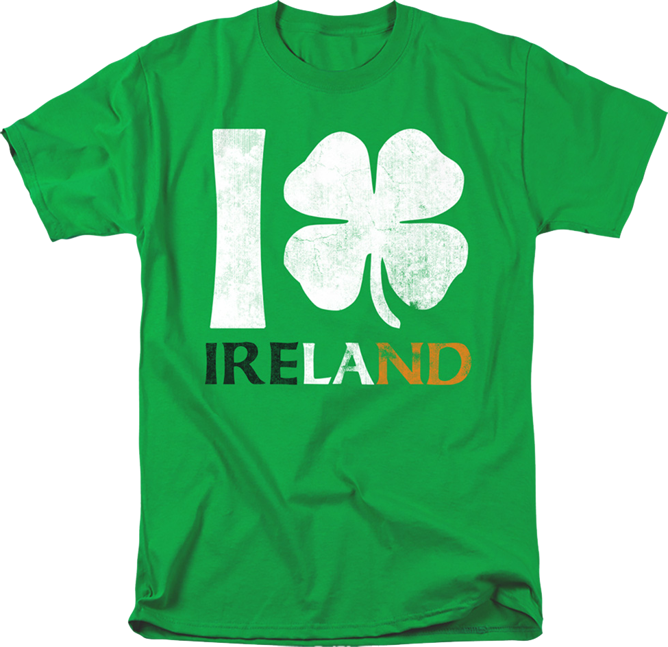 I Love Ireland St. Patrick's Day T-Shirt product image 1