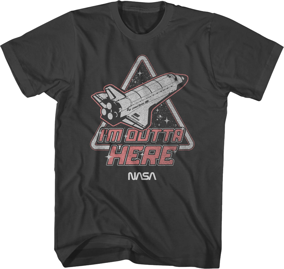 I'm Outta Here NASA T-Shirt product image 1