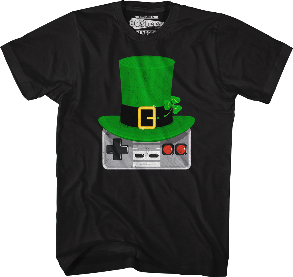 Irish Nintendo Controller St. Patrick's Day T-Shirt product image 1
